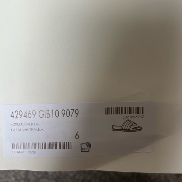 Unisex Gucci slides thick bottom white - Picture 3 of 5